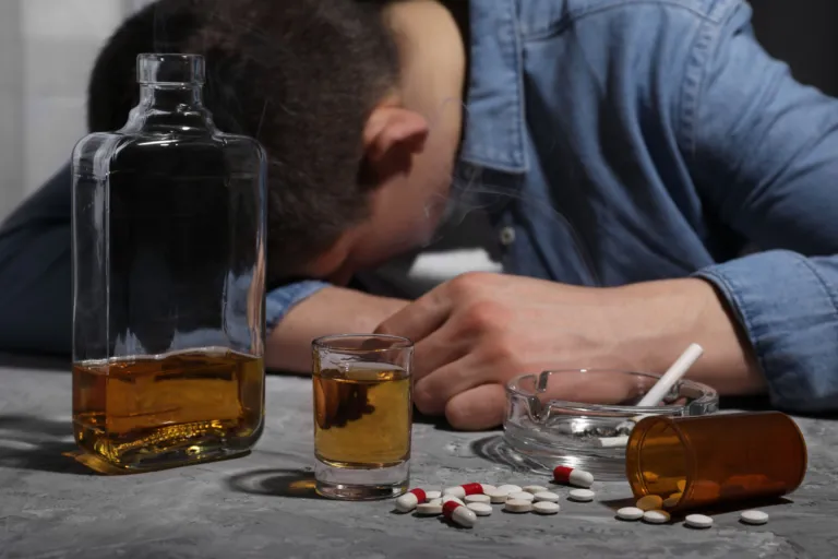 Person struggling with substance abuse while learning how to overcome addiction